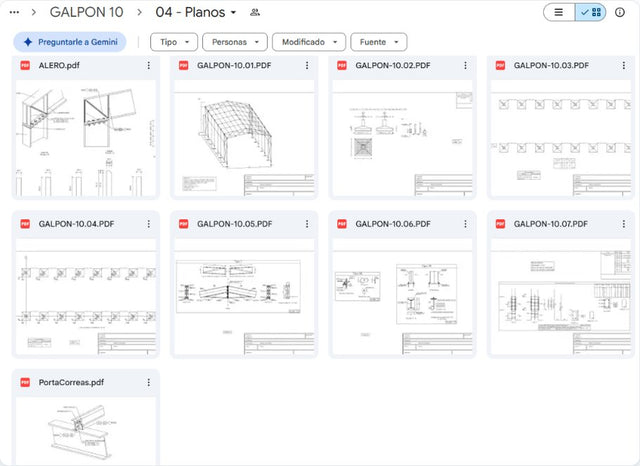 Planos base en PDF y AutoCAD